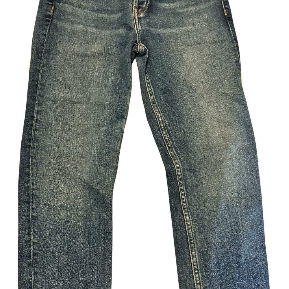 RE/DONE Jeans Size 24 Originals 90s High Rise Ankle Crop Mid-70s Wash Made USA - Picture 4 of 16